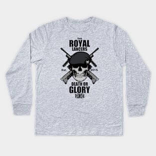 The Royal Lancers Kids Long Sleeve T-Shirt